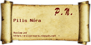 Pilis Nóra névjegykártya
